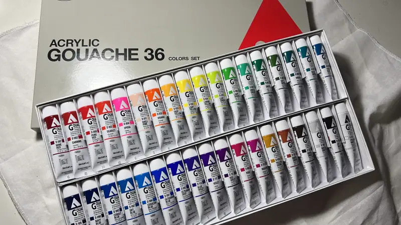 홀베인,아크릴과슈