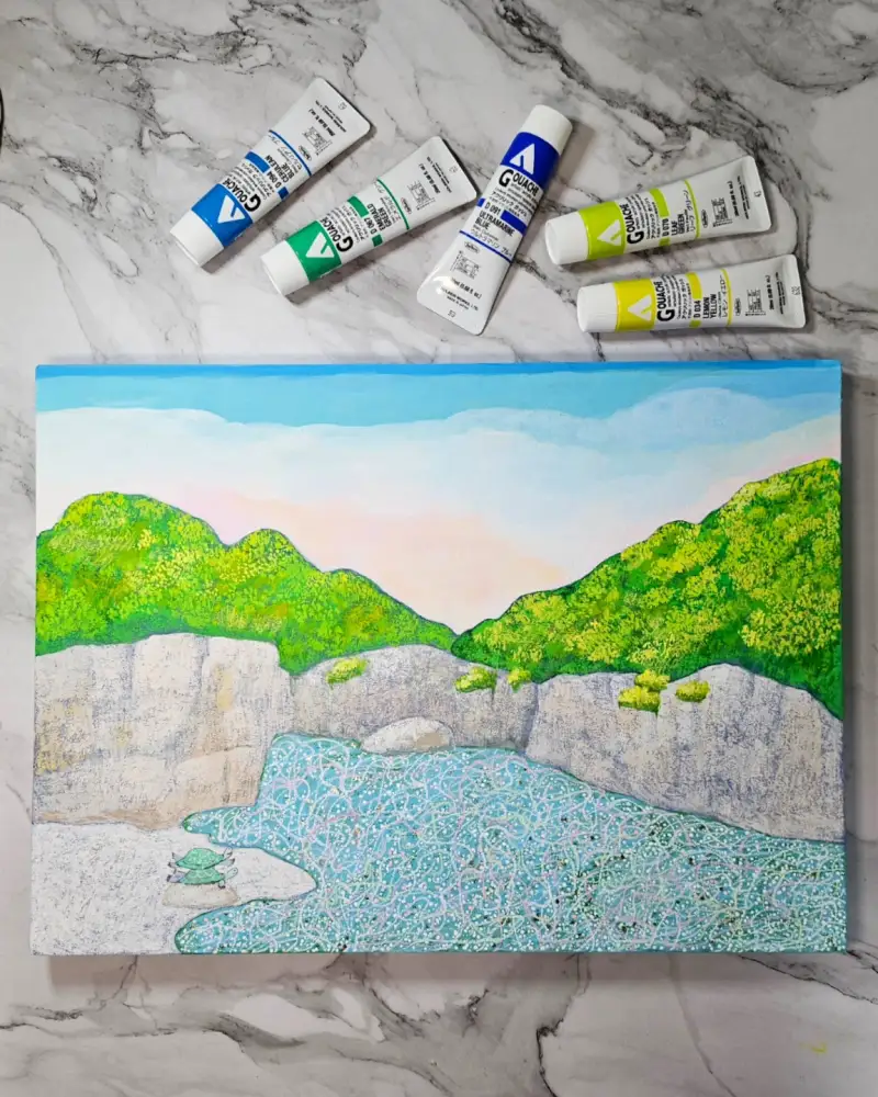 홀베인,과슈,아크릴과슈,홀베인과슈,홀베인아크릴과규,아크릴붓,뉴리세이블