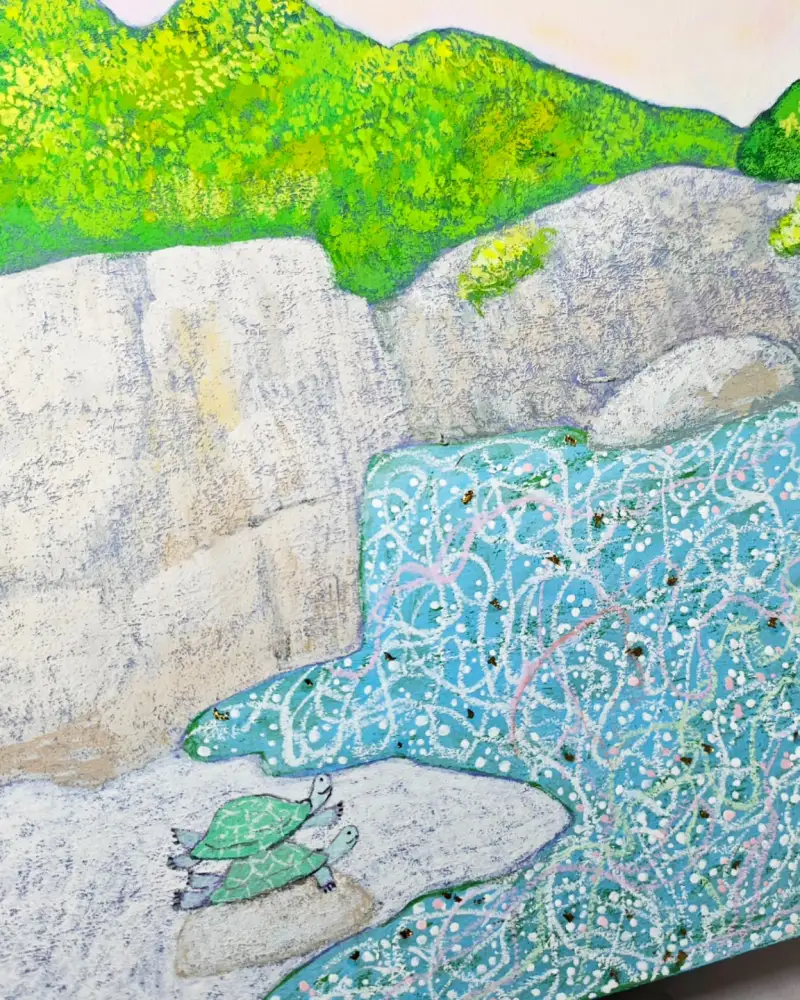 김혜원_헤이그림,화방넷,화방넷페인터즈,홀베인,아크릴과슈,홀베인아크릴과슈,과슈,풍경,그림,홀베인브러쉬,아크릴붓,뉴리세이블