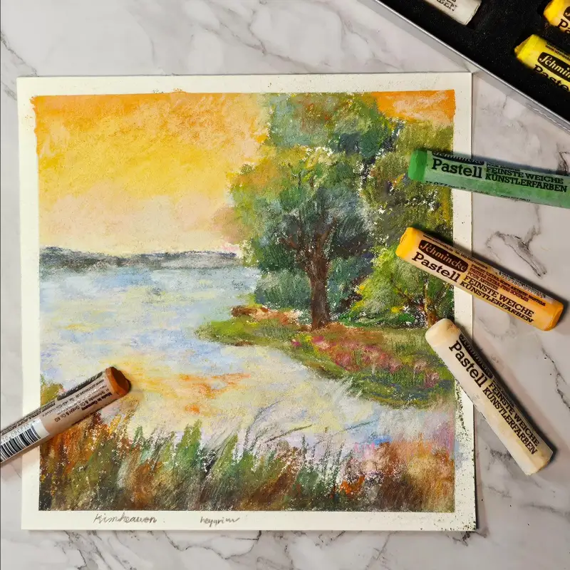 쉬민케,소프트파스텔,쉬민케소프트파스텔,파스텔,풍경,파스텔스틱