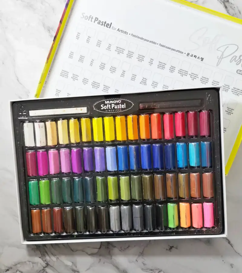 파스텔,문교파스텔,문교소프트파스텔