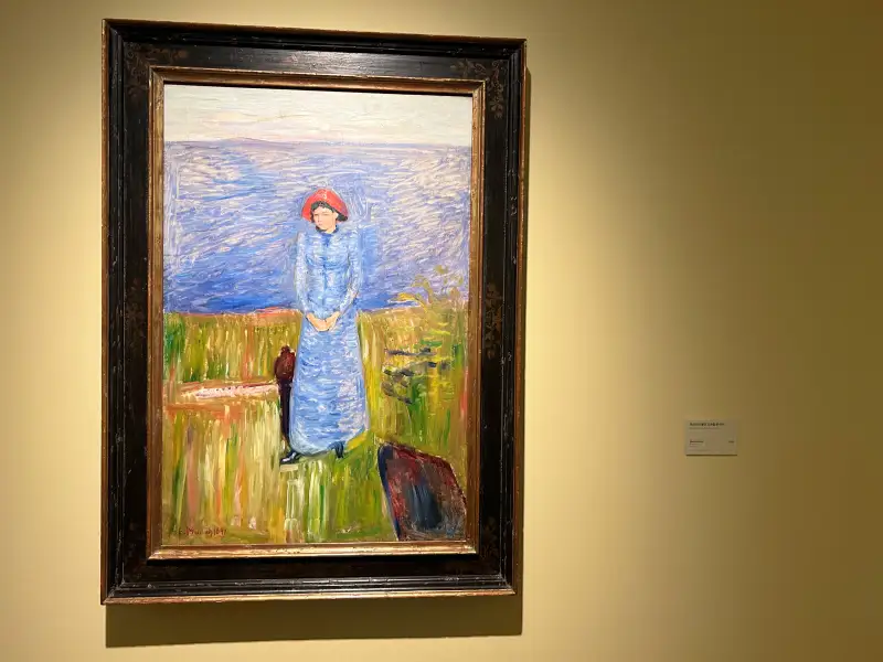 피오르의빨간모자를쓴여인