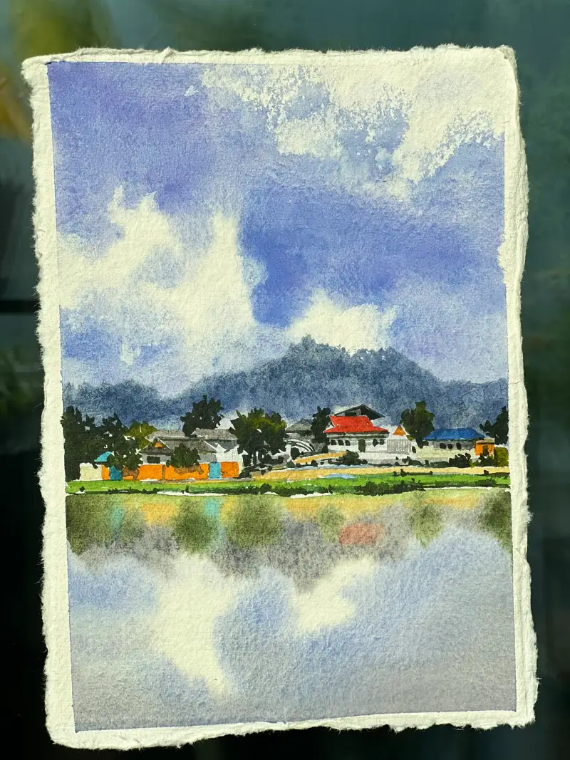 카디페이퍼,수채화지,어반스케치