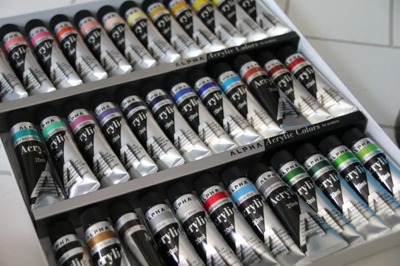 아크릴,아크릴물감,알파아크릭,알파아크릴물감36색