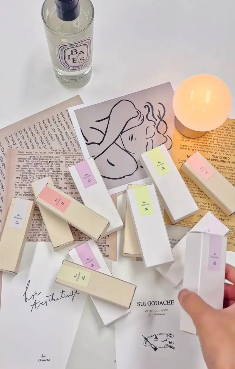 모이온드로잉,수채과슈,수이과슈