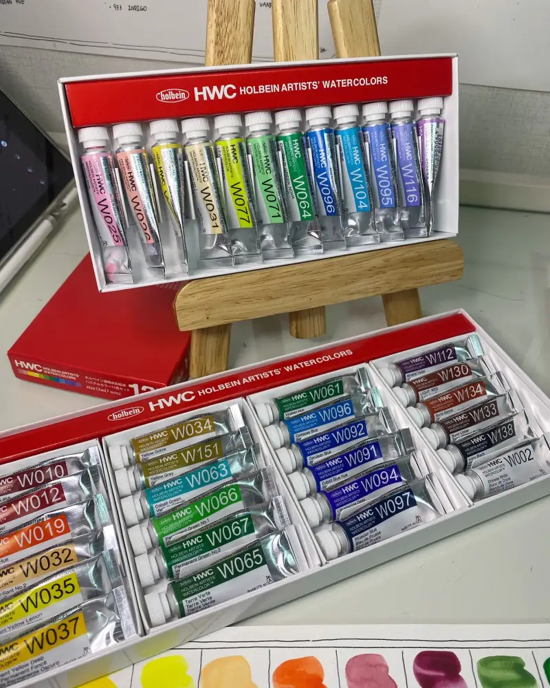 홀베인,홀베인수채물감,HWC
