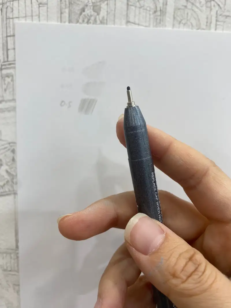 코픽,코픽멀티라이너,회색펜