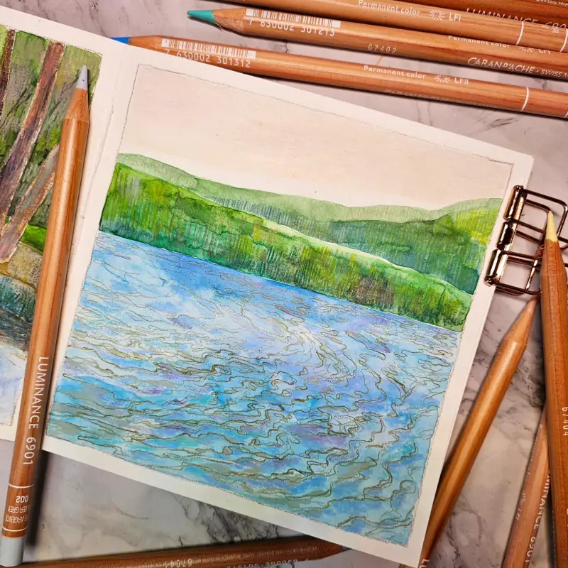 까렌다쉬,루미넌스,유성색연필,까렌다쉬색연필