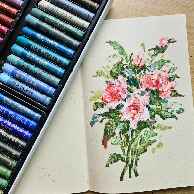 오일파스텔,지에소,지에소오일파스텔,모란디