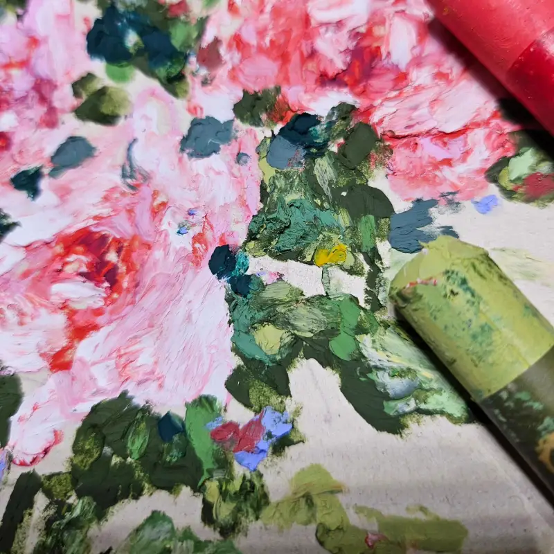 오일파스텔,지에소오일파스텔,모란디컬러,모란디