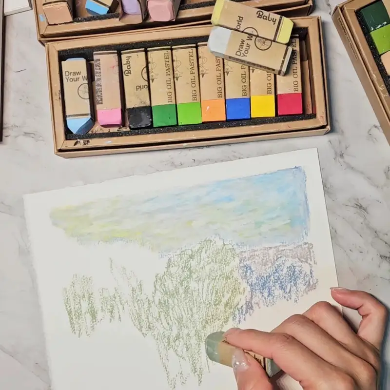 카와치,카와치빅오일파스텔베이비,오일파스텔