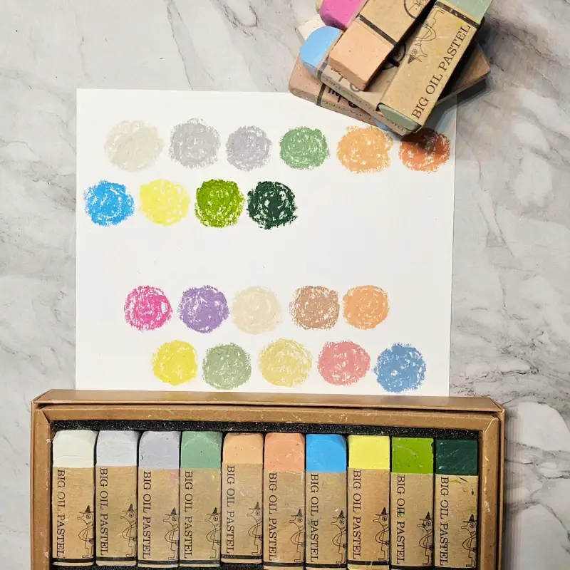 오일파스텔,카와치