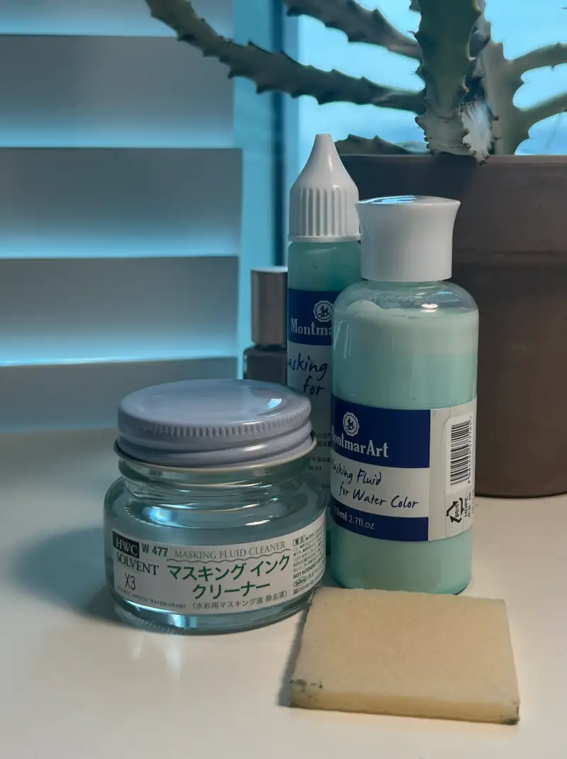 마스킹액,마스킹잉크클리너,마스킹지우개,러버클리너