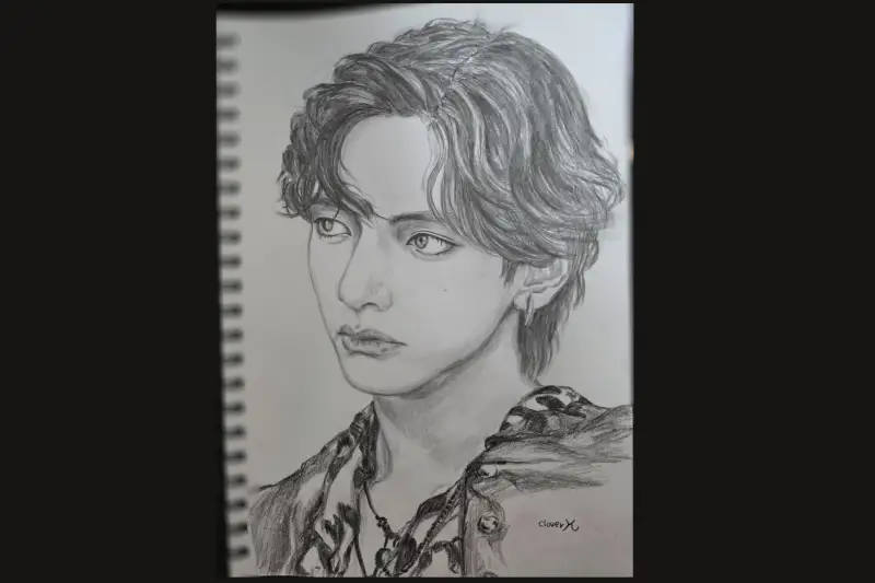 인물소묘,인물화,연필소묘,연필화