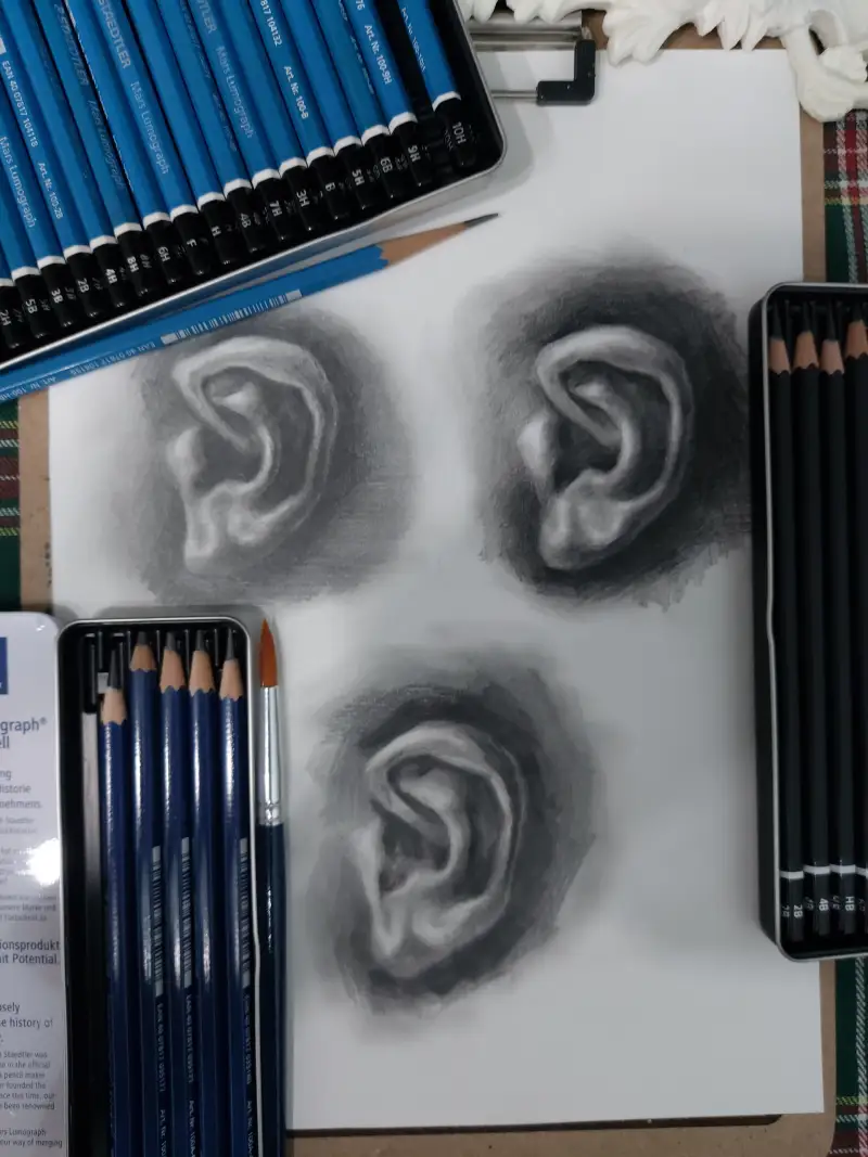 마스루모그라피수채연필6본세트,스테들러체험단