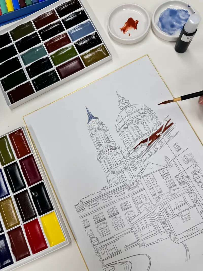 모이온드로잉,길상