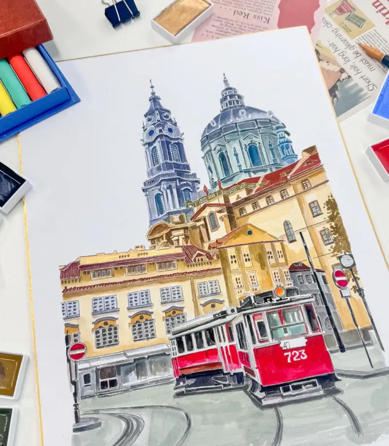 모이온드로잉,길상,안채물감,길상두방지