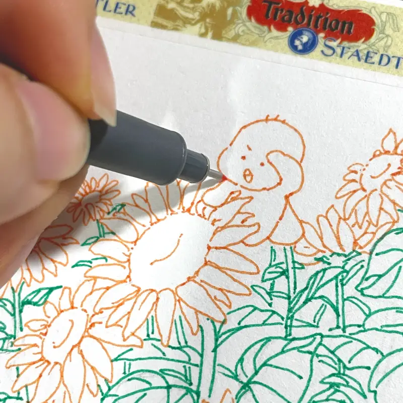 피그먼트라이너컬러,피그먼트라이너,펜추천,라인작업