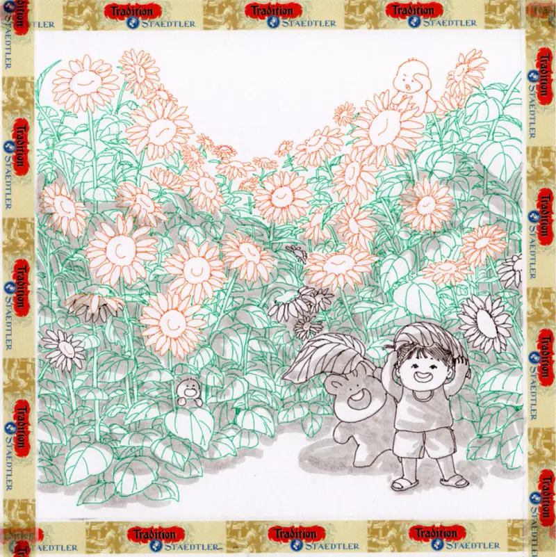 그림자작업,스테들러,피그먼트소프트브러쉬펜,펜드로잉