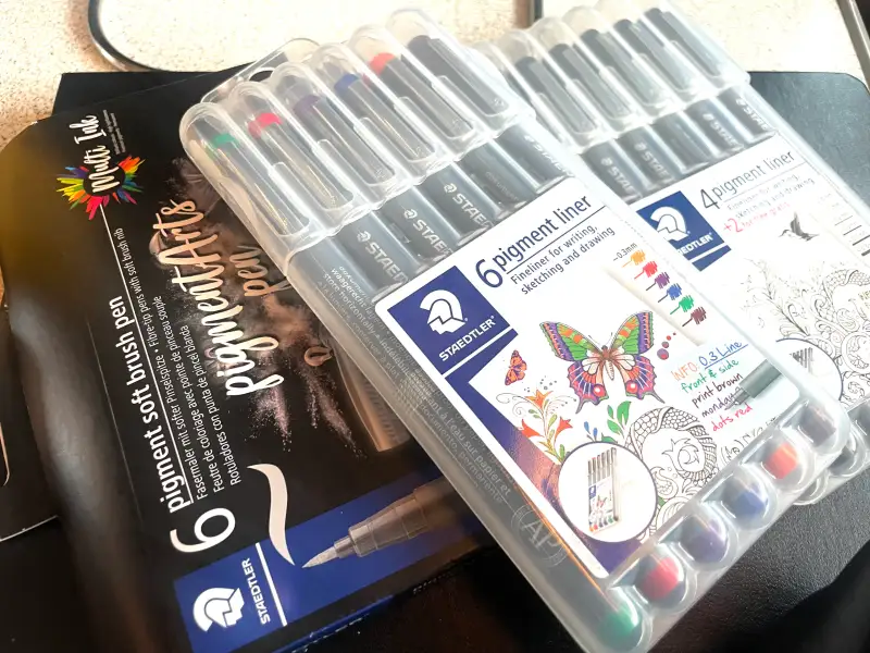 스테들러컬러펜,스테들러피그먼트컬러