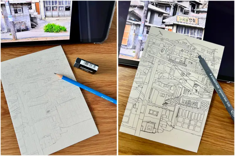 스테들러연필2B,스테들러피그먼트라이너