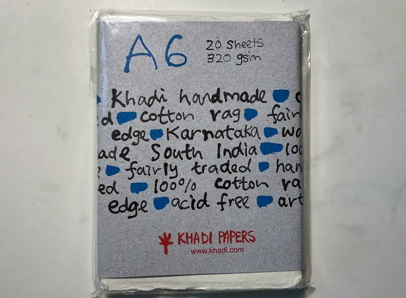 카디페이퍼,수제종이,코튼페이퍼,320g,황목