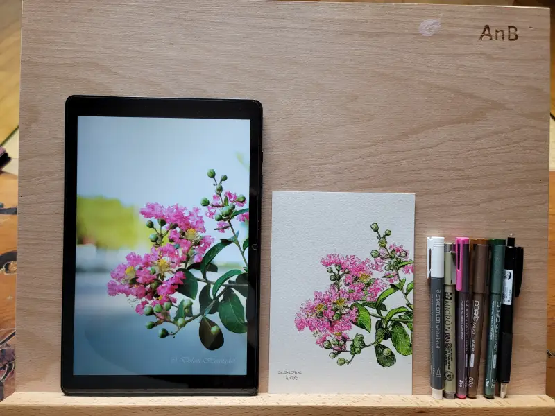 화방넷드로잉로그,스테들러화이트브러쉬