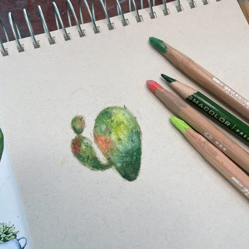 파스텔펜슬,새미,까렌다쉬,드로잉로그,화방넷드로잉로그