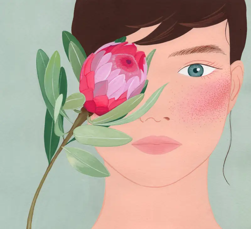 홀베인수채과슈,여름식물,화방넷드로잉로그