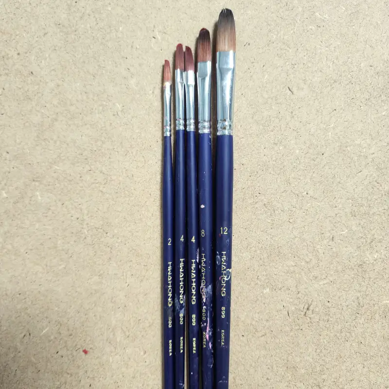 화홍800,화홍붓,유화붓,아크릴붓