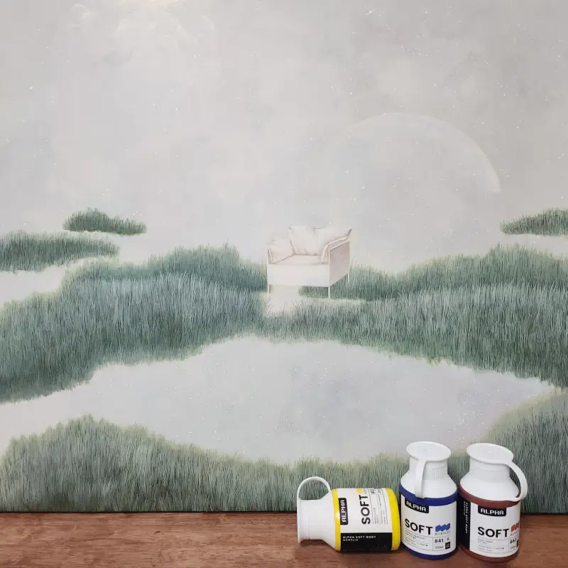 알파소프트바디아크릴물감