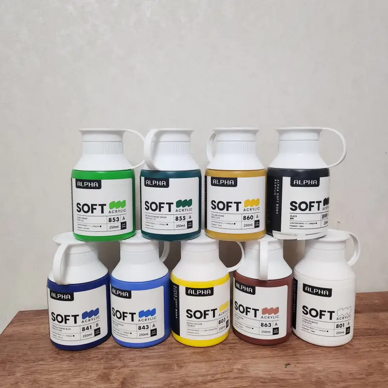 알파소프트바디아크릴물감