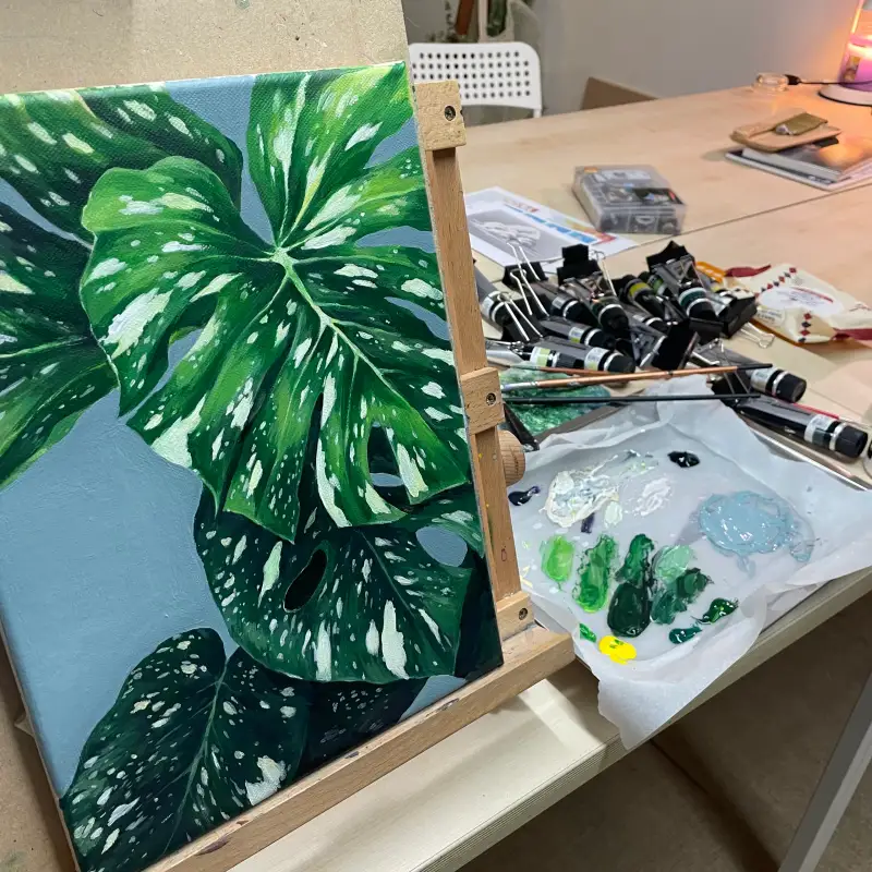 알파아크릴물감