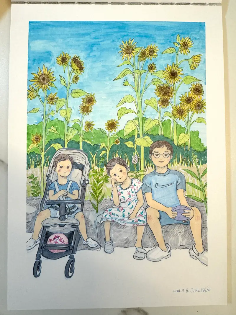 여름식물,해바라기,누가누가여름꽃일까,나의꽃들,꽃밭에서