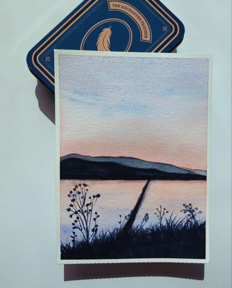 화방넷드로잉로그,드로잉로그,2주차챌린지,하늘