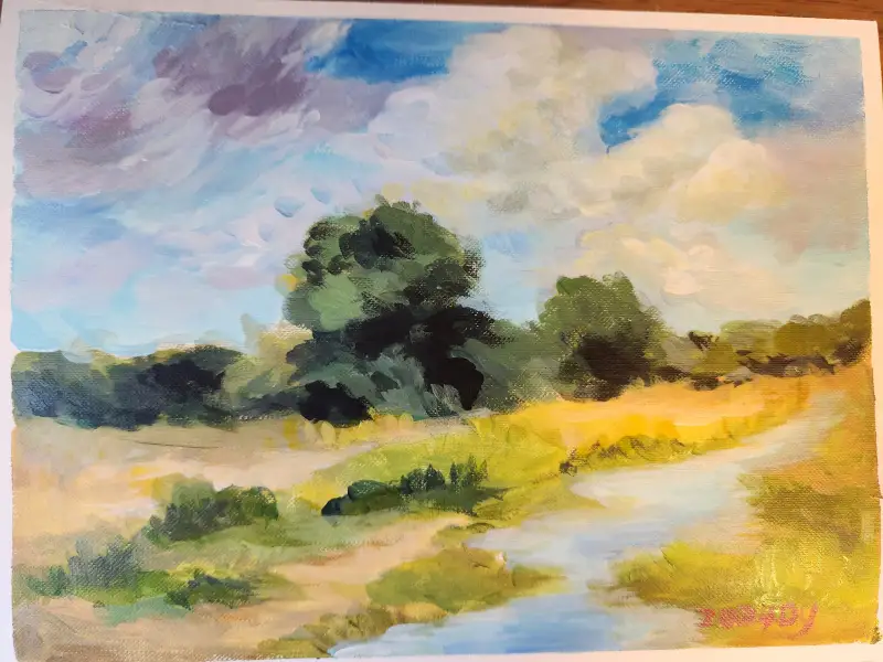 화방넷드로잉로그,드로잉로그,습지하늘,그림습관