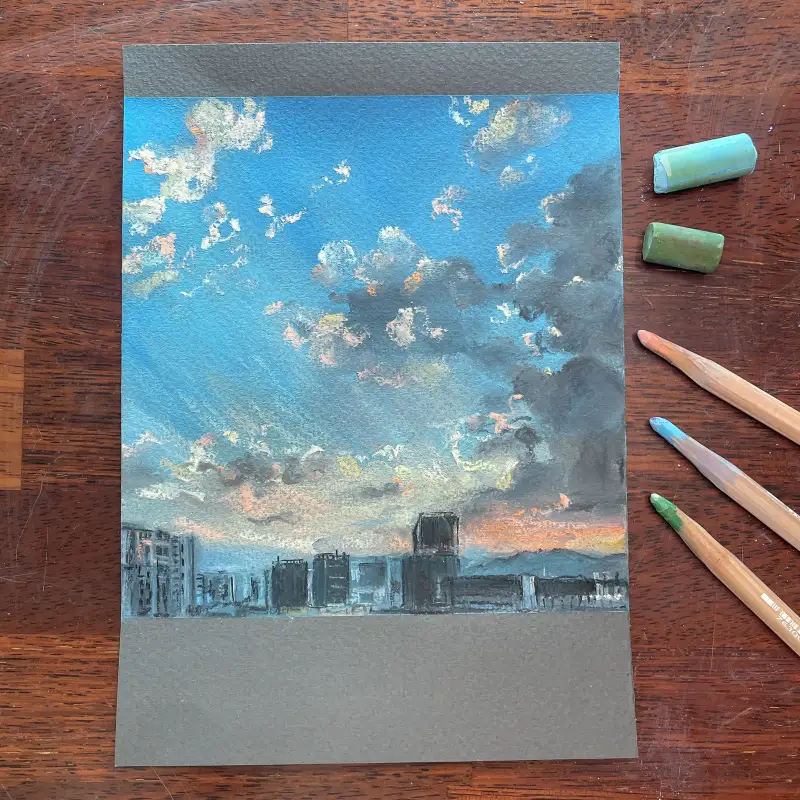 파스텔펜슬,새미,까렌다쉬,연필파스텔,드로잉로그,화방넷드로잉로그