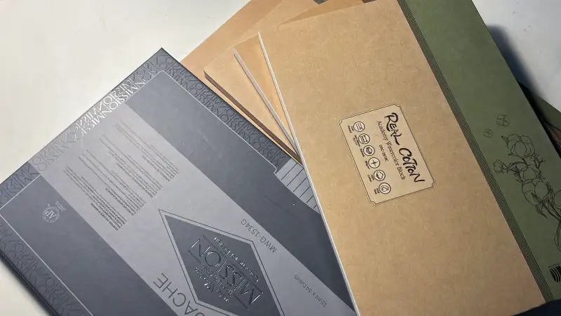 미젤로,티타늄클래스,과슈,리얼코튼,수채화종이