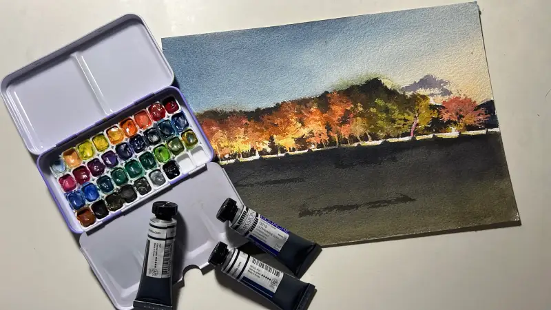 리얼코튼,아티스트,티타늄크래스,과슈,황목