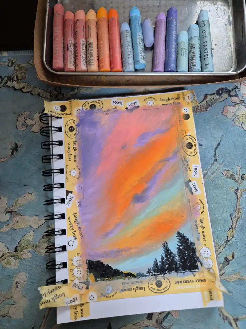 영스토리드로잉,오일파스텔,문교소프트오일파스텔,그림친구