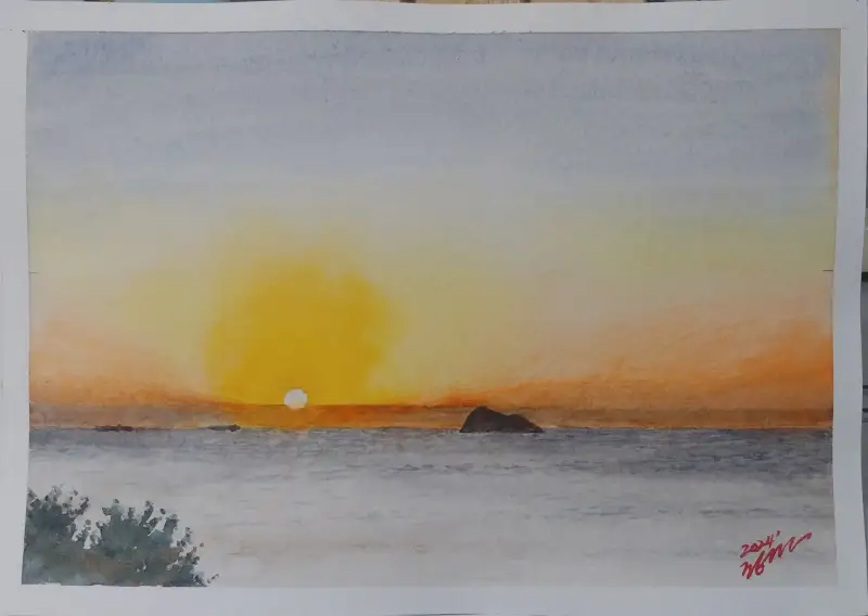 화방넷드로잉로그,수채화