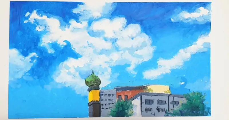 화방넷드로잉로그,드로잉로그,하늘그림,내사진그림