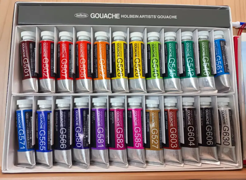 과슈,홀베인,홀베인과슈