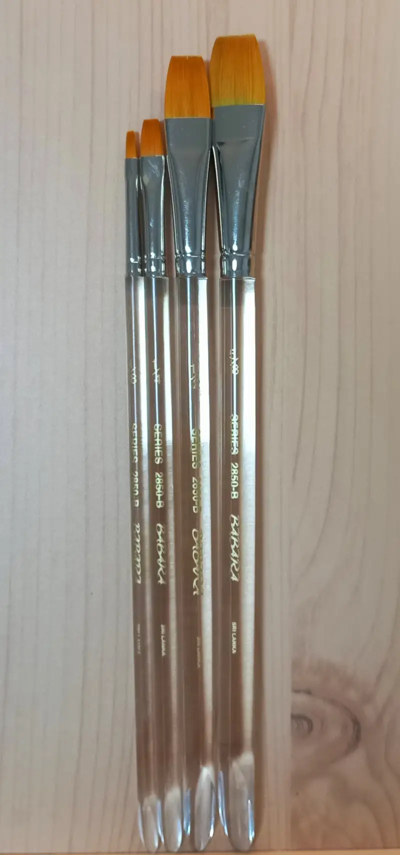 디자인붓,바바라,납작붓