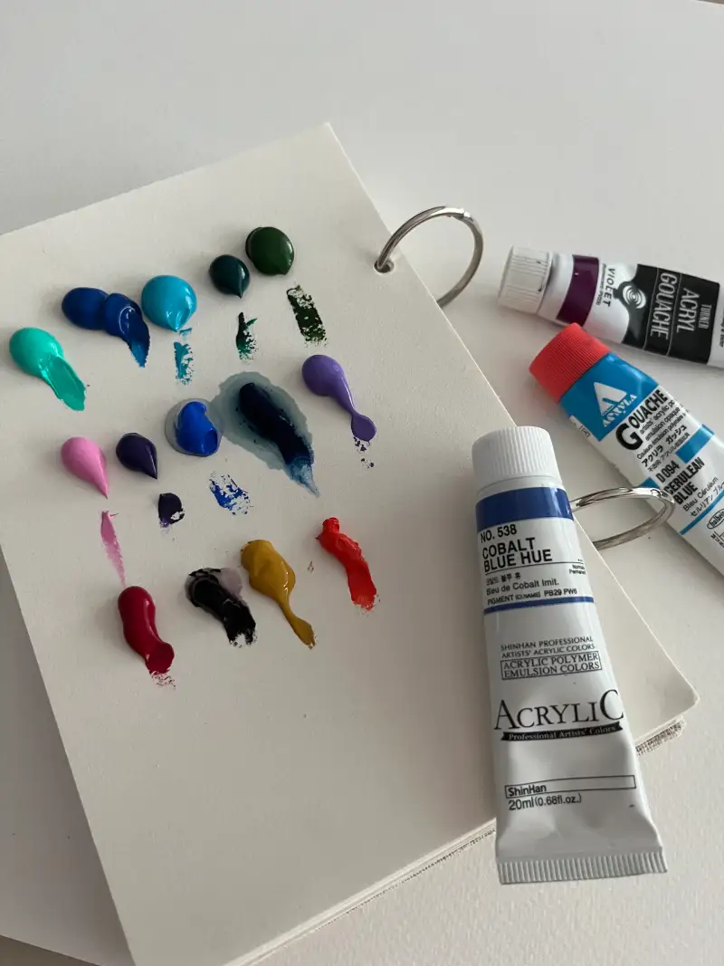 아크릴물감,아크릴,신한,홀베인,터너