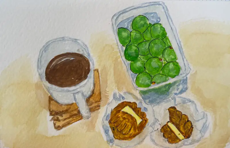 드로잉로그,수채화