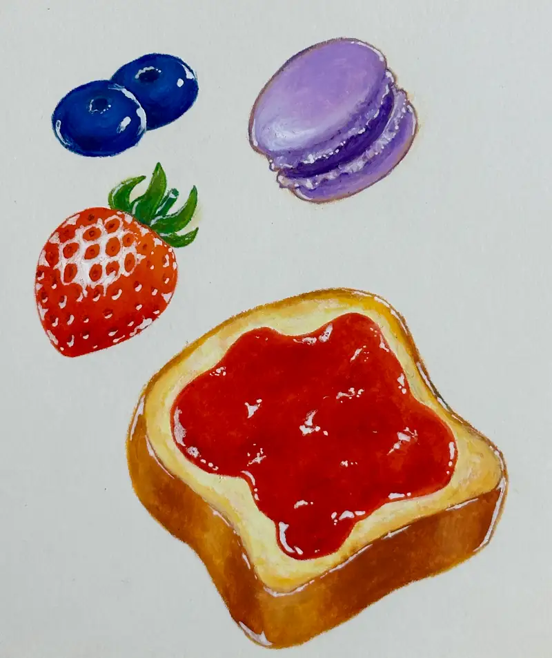 화방넷드로잉로그,드로잉로그,디저트,그림습관