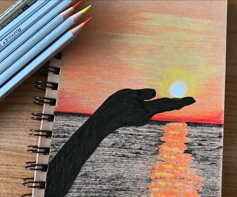 드로잉로그,펜드로잉,색연필,펜그림