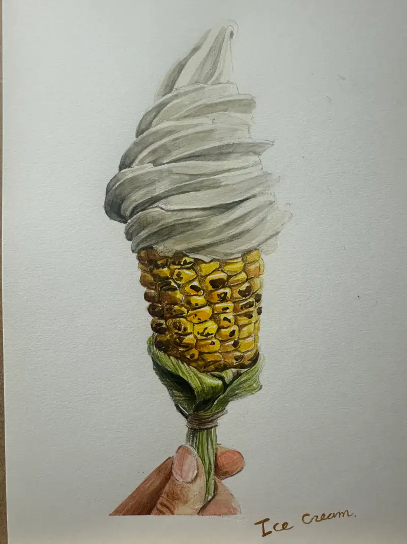 제주초당옥수수아이스크림,화방넷