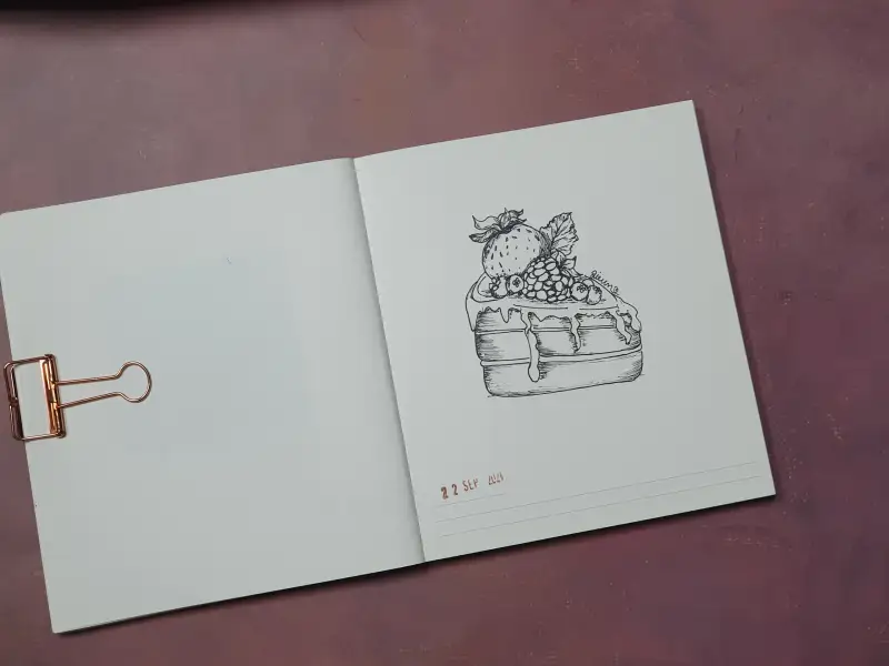 드로잉로그,화방넷드로잉로그,디저트,펜드로잉